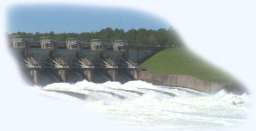Toledo Bend Dam Spillway