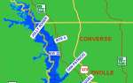 Toledo Bend Lake Boat Lanes