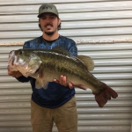 Wesley Miller huge largemouth bass Toledo Bend!
